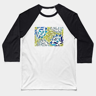 Water Flowers Baseball T-Shirt